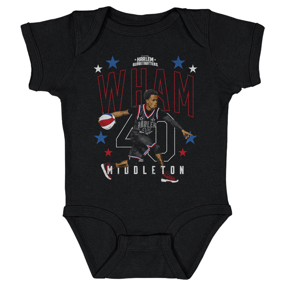 Wham Middleton Harlem Globetrotters Outline WHT (ONLINE ONLY)