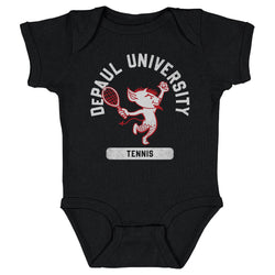 DePaul Blue Demons Mascot Tennis WHT (ONLINE ORDER ONLY)