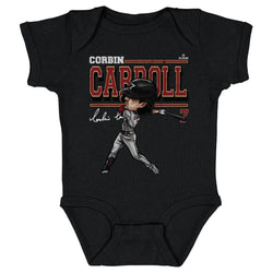 Corbin Carroll Arizona Cartoon WHT (ONLINE ORDER ONLY)