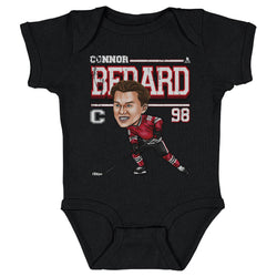 Connor Bedard Chicago Cartoon WHT (ONLINE ORDER ONLY)