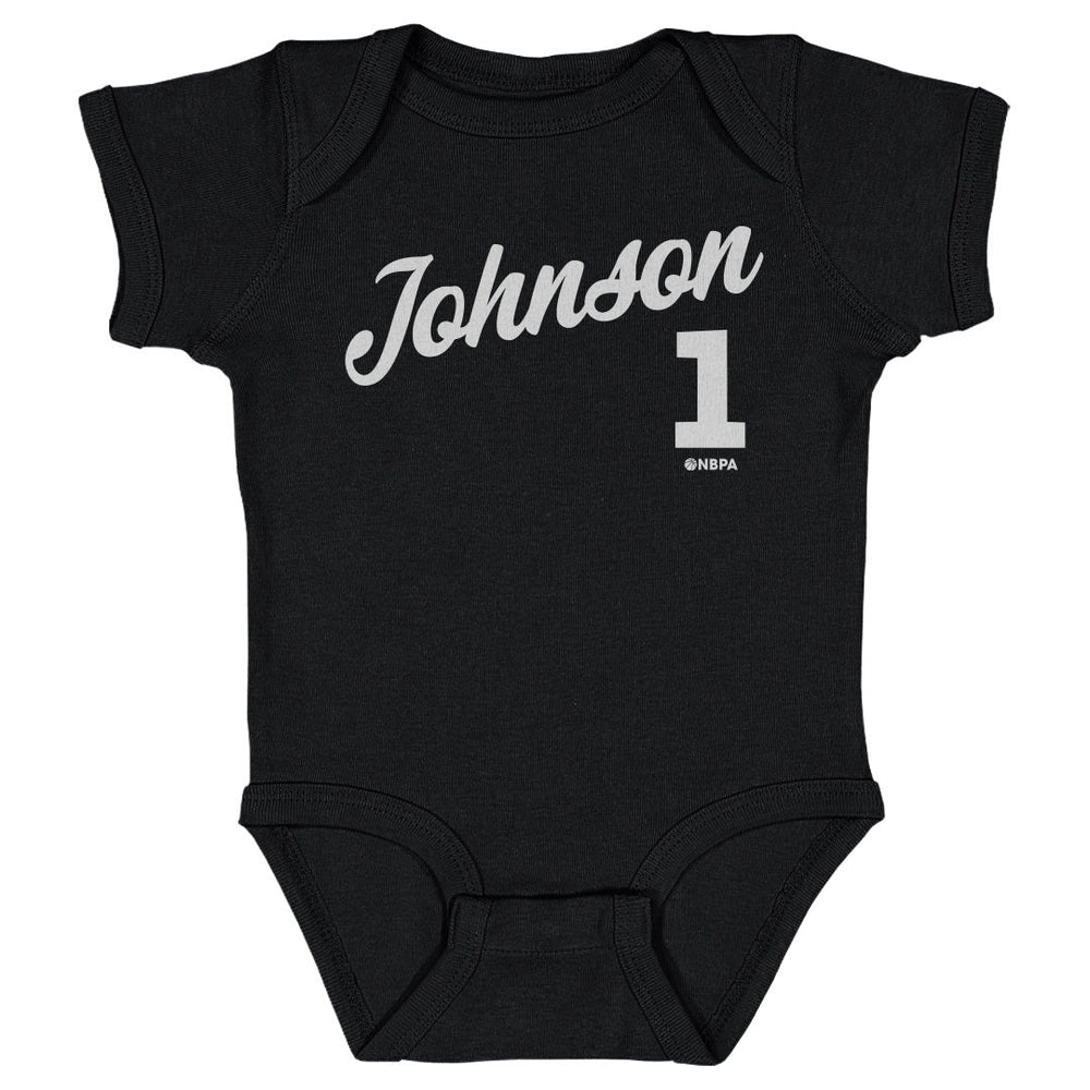 Jalen Johnson Atlanta Script WHT