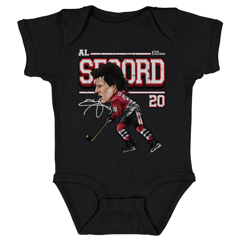 Al Secord Chicago Cartoon WHT (ONLINE ORDER ONLY)