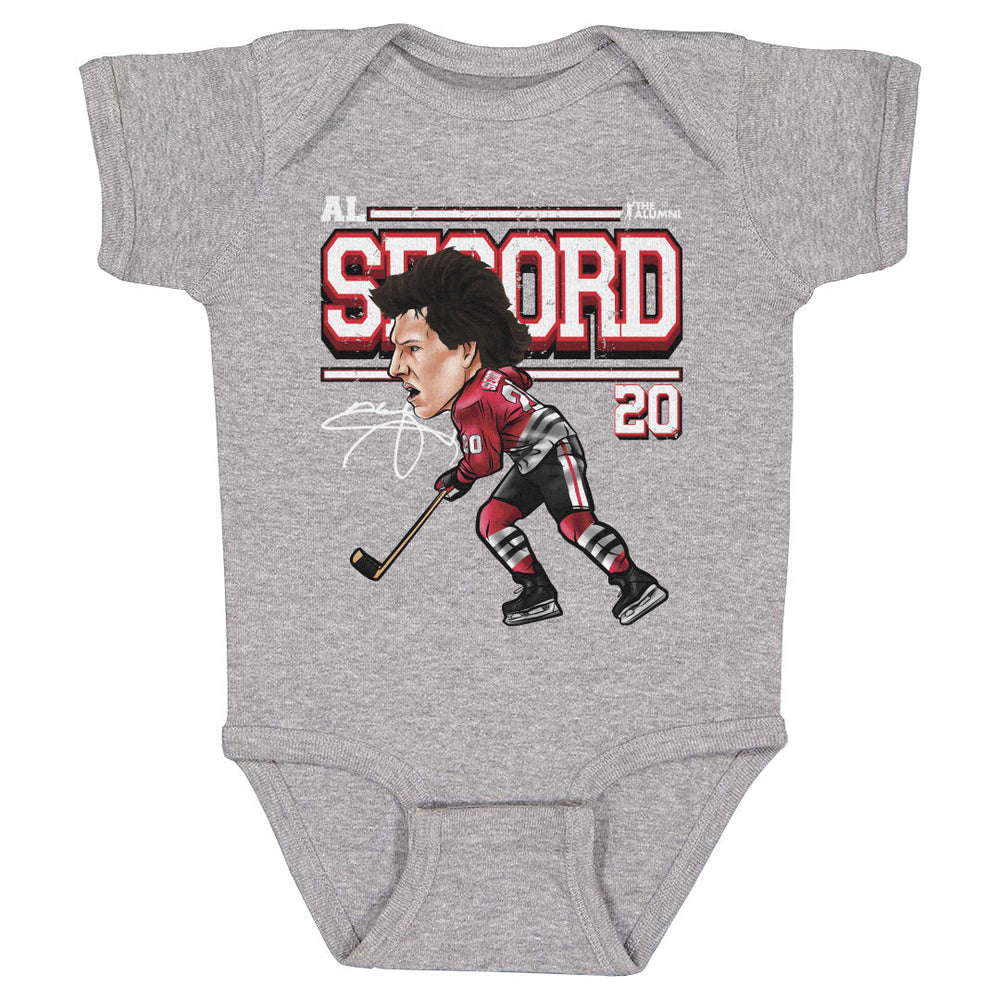 Al Secord Chicago Cartoon WHT (ONLINE ORDER ONLY)