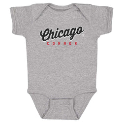 Connor Bedard Chicago Script Connor WHT (ONLINE ORDER ONLY)