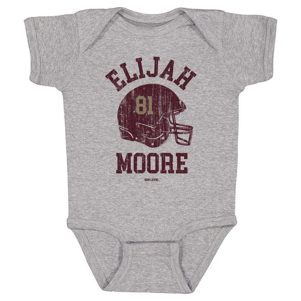 Elijah Moore College Helmet Font