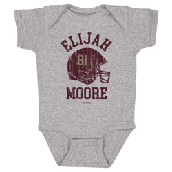 Elijah Moore College Helmet Font