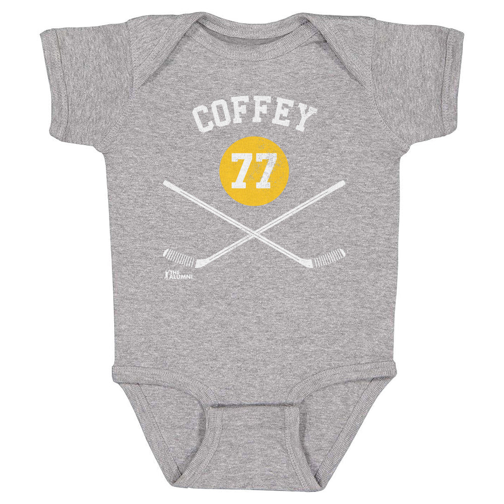 Paul Coffey Pittsburgh 77 Sticks WHT