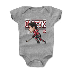 Eddie Olczyk Chicago Cartoon WHT (ONLINE ORDER ONLY)