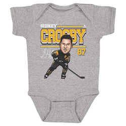 Sidney Crosby Pittsburgh Cartoon WHT