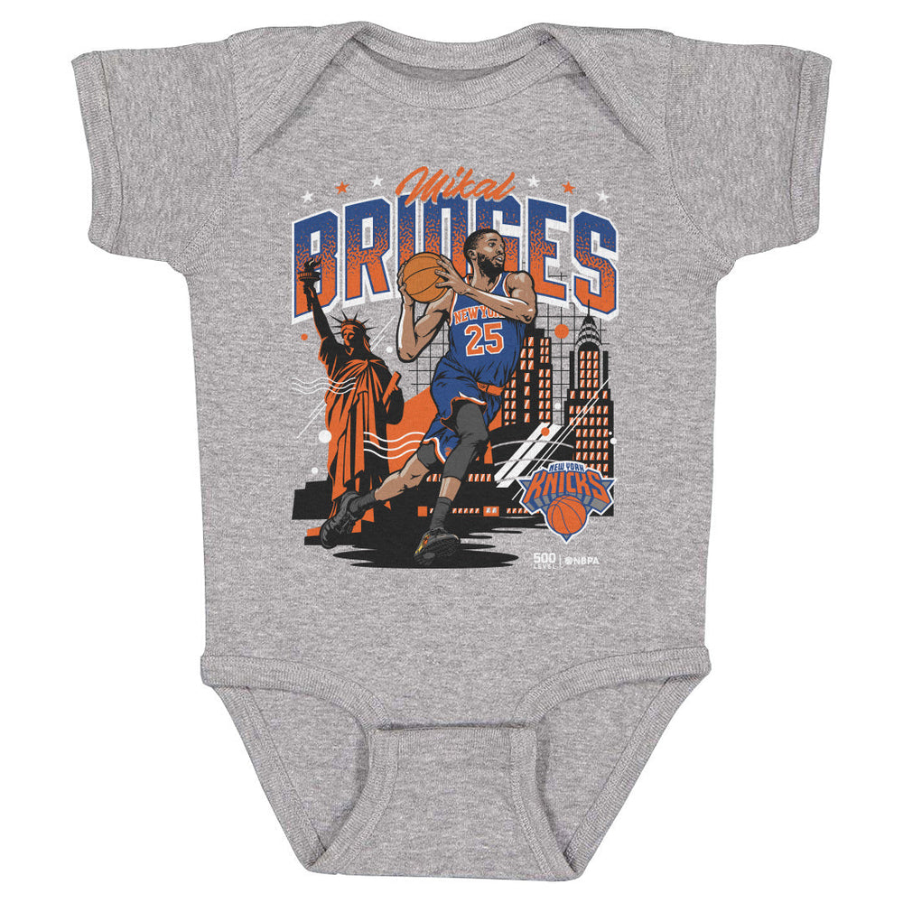 Mikal Bridges New York Knicks Skyline WHT (ONLINE ORDER ONLY)