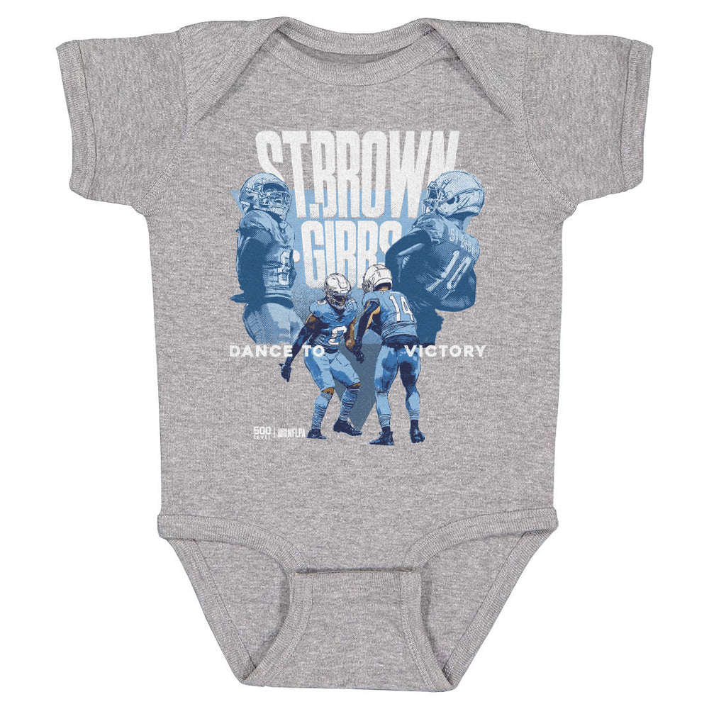 Jahmyr Gibbs & Amon Ra St. Brown Detroit Victory Dance WHT (ONLINE ORDER ONLY)