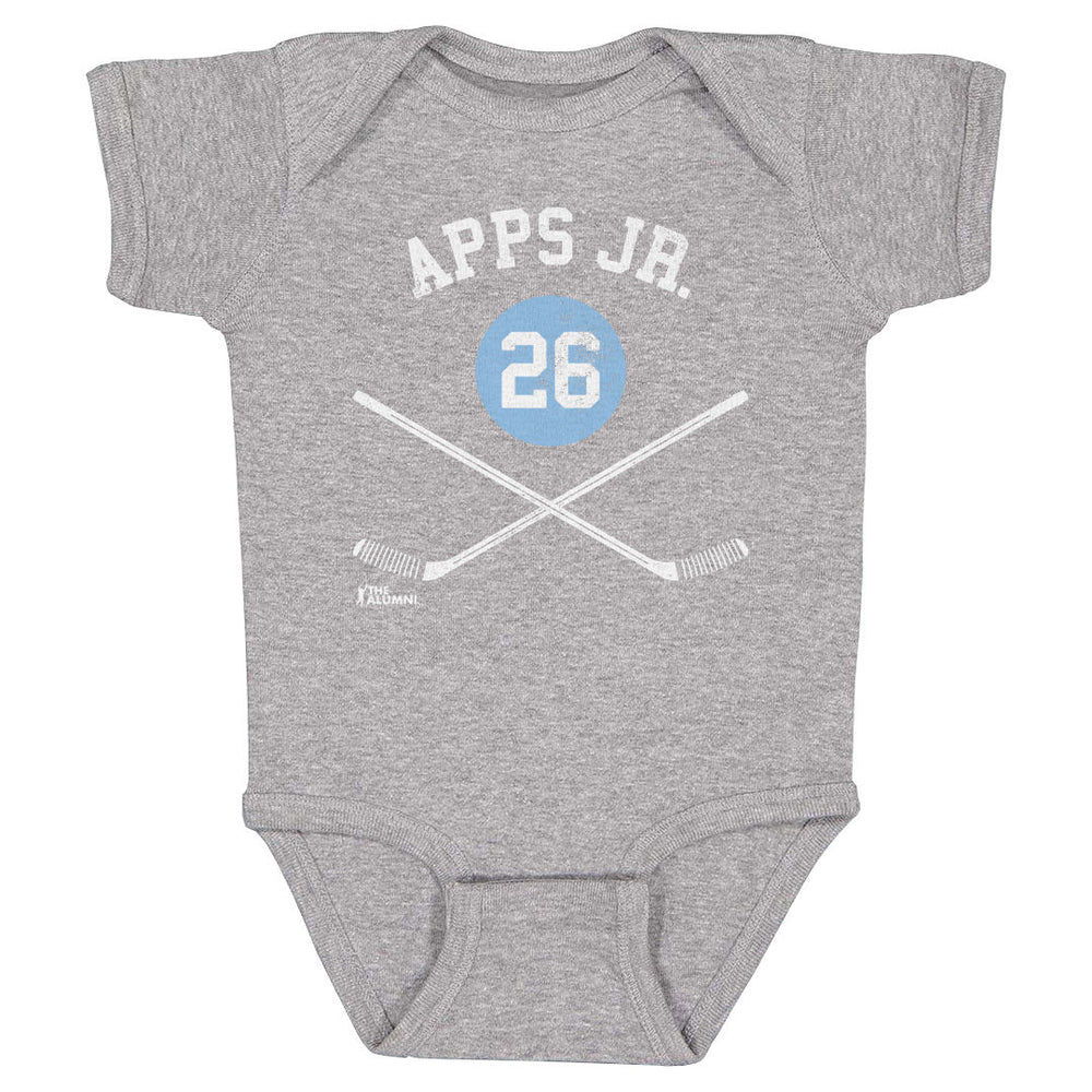 Syl Apps Jr. Pittsburgh 26 Sticks WHT
