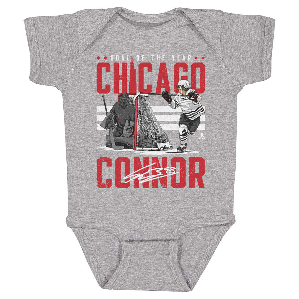 Connor Bedard Chicago Goal Of The Year WHT (ONLINE ORDER ONLY)