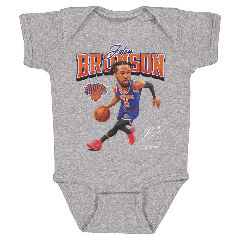 Jalen Brunson New York Knicks Caricature WHT