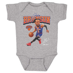Jalen Brunson New York Knicks Caricature WHT
