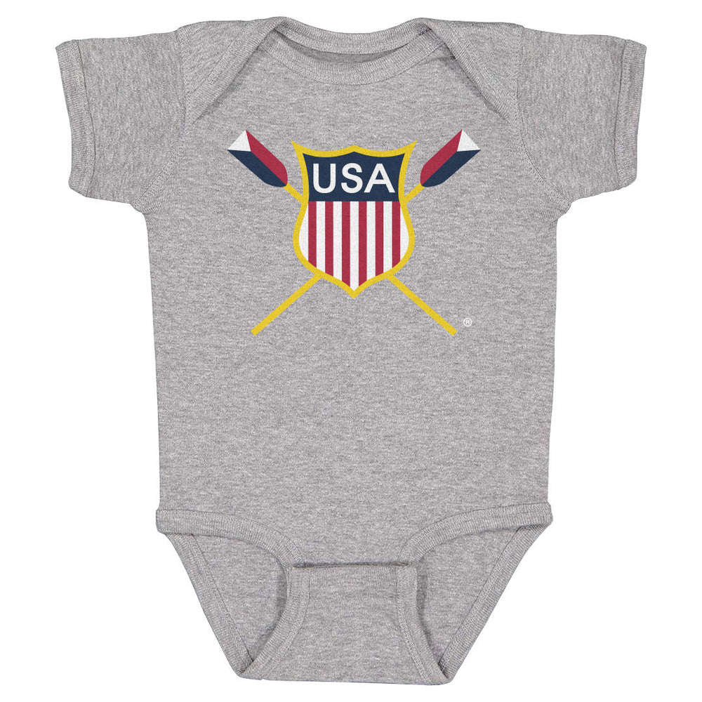 USRowing Emblem WHT (ONLINE ORDER ONLY)