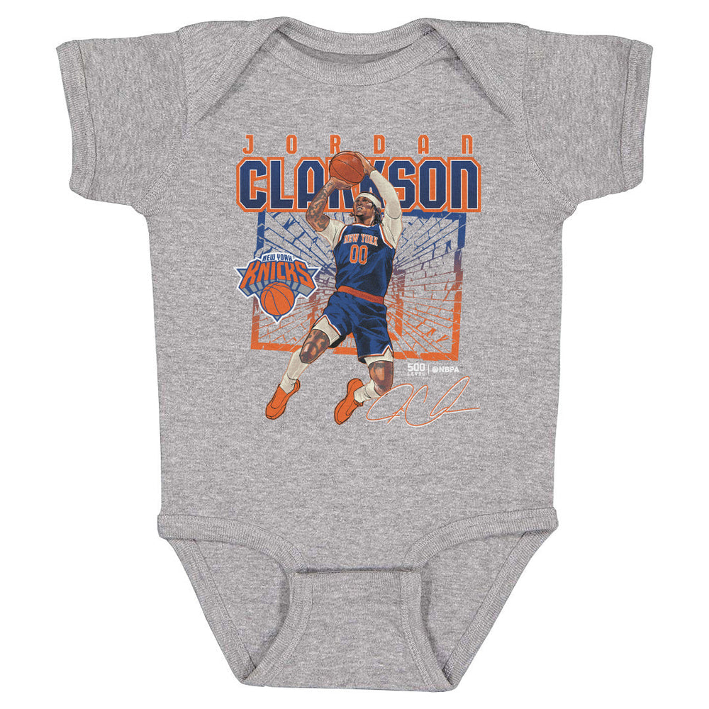 Jordan Clarkson New York Knicks Shattered WHT (ONLINE ORDER ONLY)