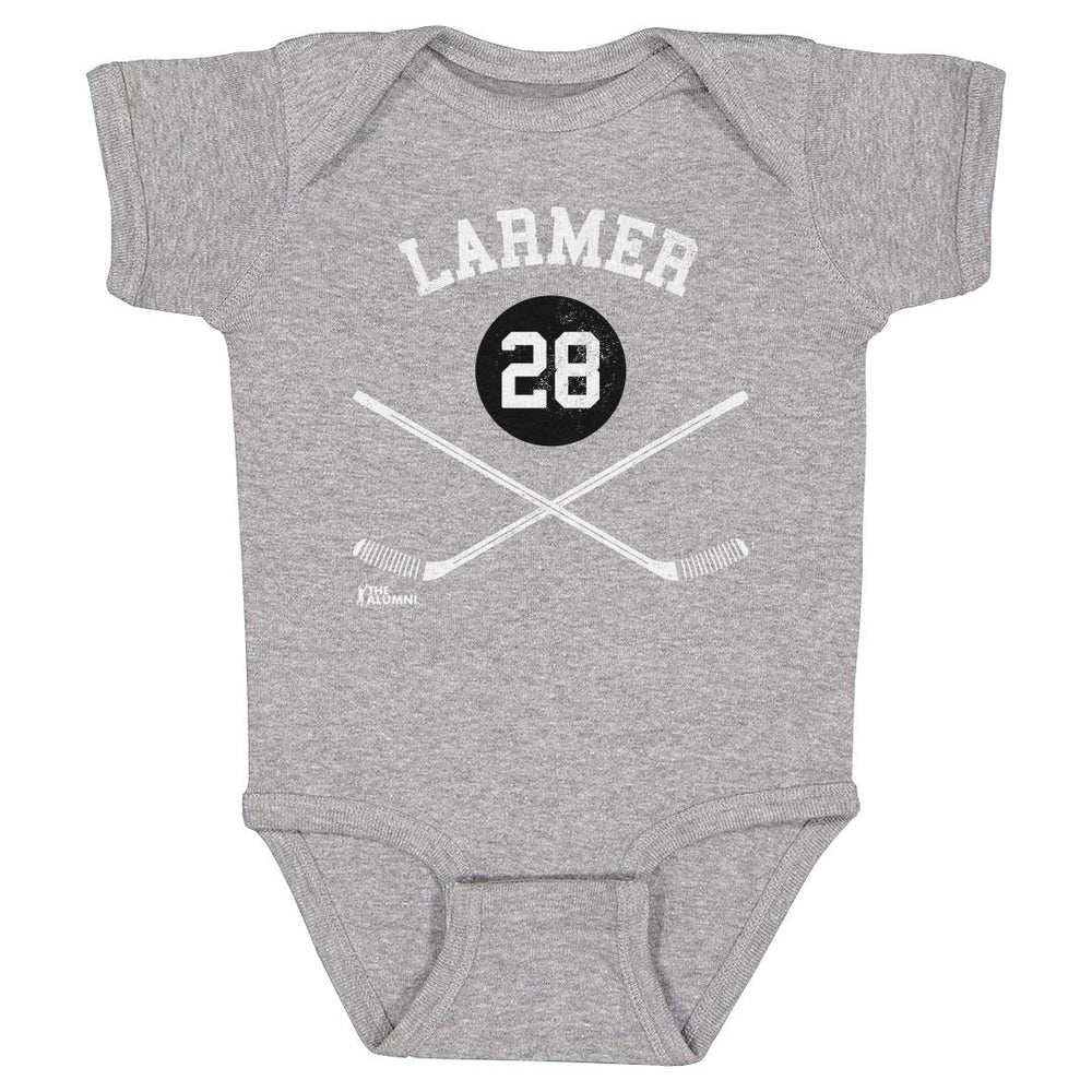 Steve Larmer Chicago 28 Sticks WHT (ONLINE ORDER ONLY)