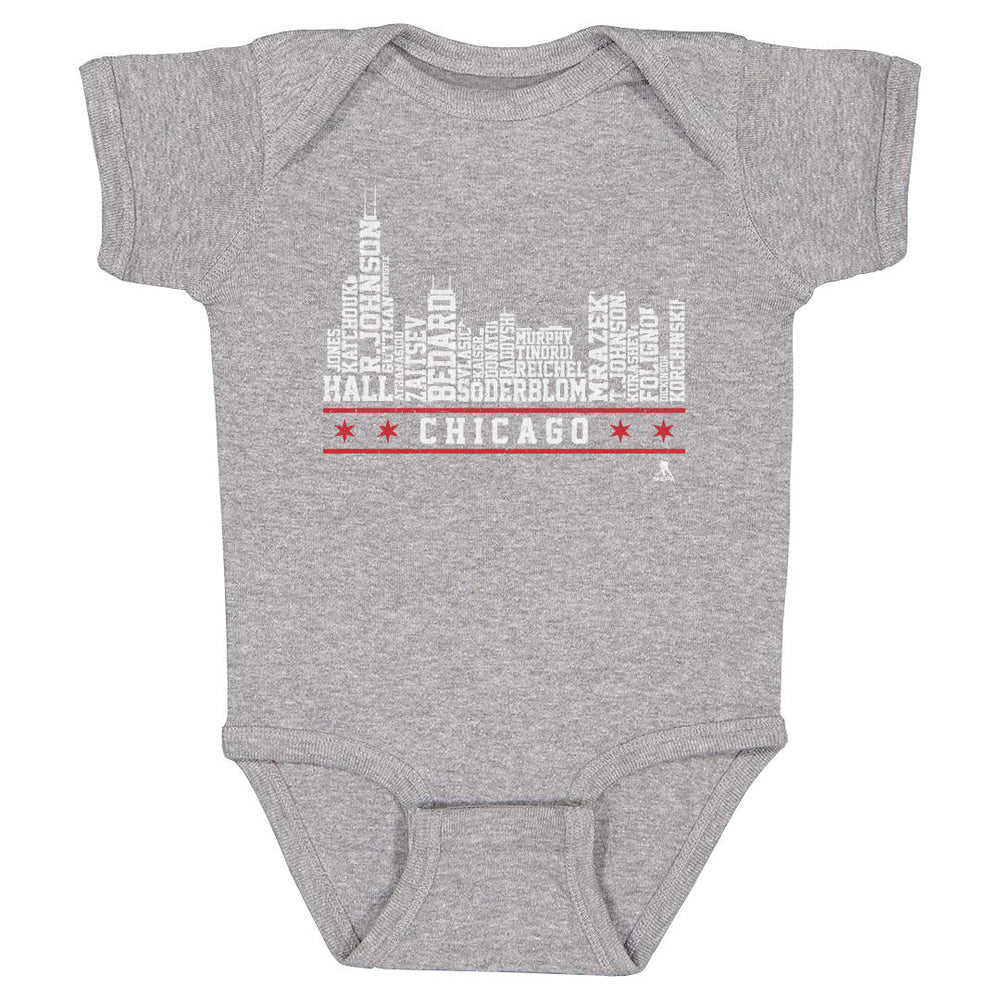 Chicago Hockey Roster Skyline 23 WHT (ONLINE ORDER ONLY)