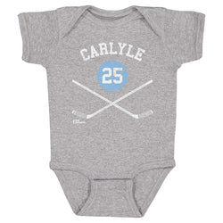 Randy Carlyle Pittsburgh 25 Sticks WHT
