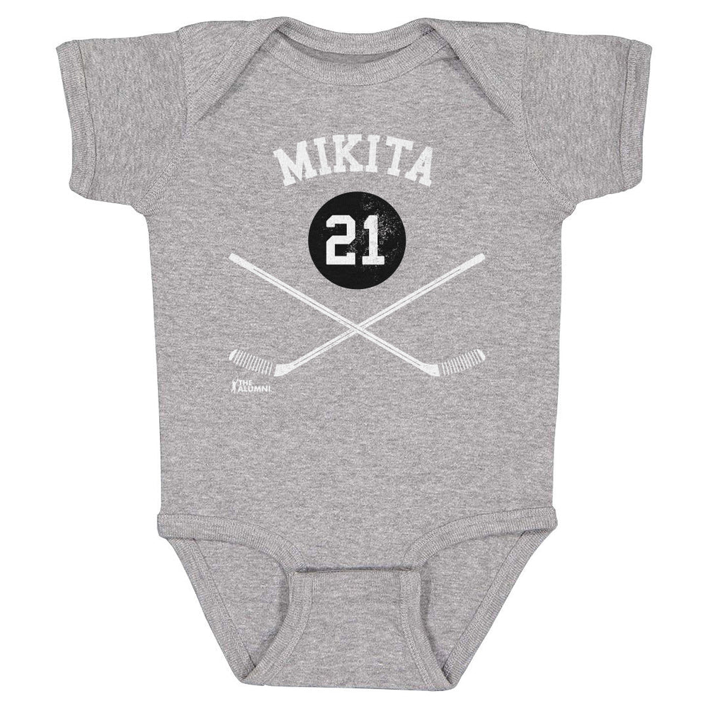Stan Mikita Chicago 21 Sticks WHT (ONLINE ORDER ONLY)