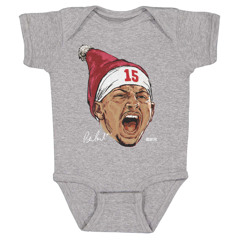 Patrick Mahomes Kansas City Portrait Santa Hat WHT (ONLINE ORDER ONLY)