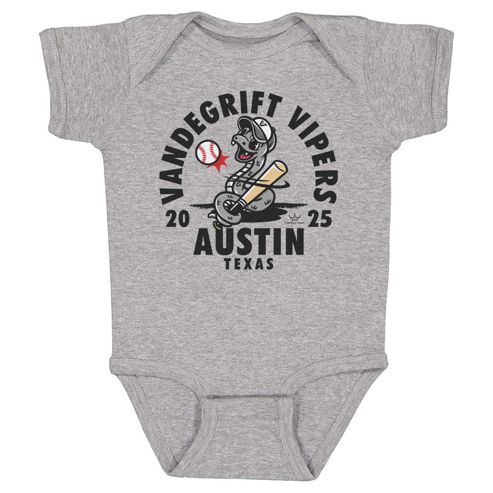 Crown Trio Vandegrift High School Baseball Mascot Snake WHT (ONLINE ORDER ONLY)