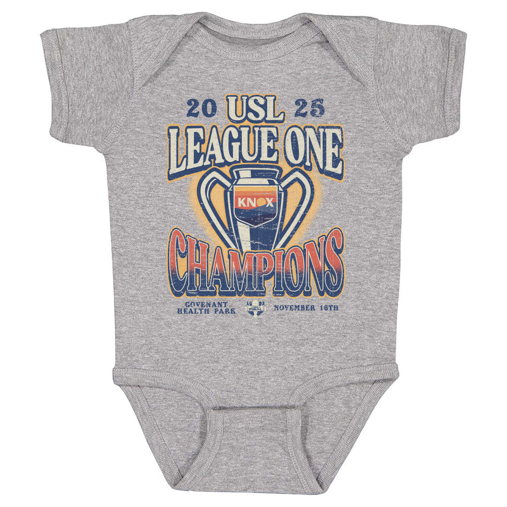 One Knoxville SC 2025 USL League One Final Champions Trophy WHT (ONLINE ORDER ONLY)