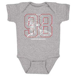 Connor Bedard Chicago Overlay WHT (ONLINE ORDER ONLY)