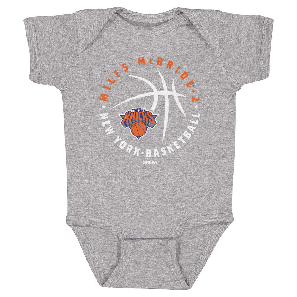 Miles McBride New York Knicks Player Ball WHT (ONLINE ORDER ONLY)