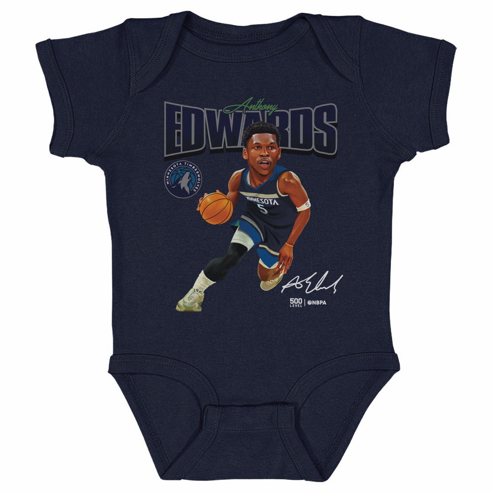 Anthony Edwards Minnesota Timberwolves Caricature WHT