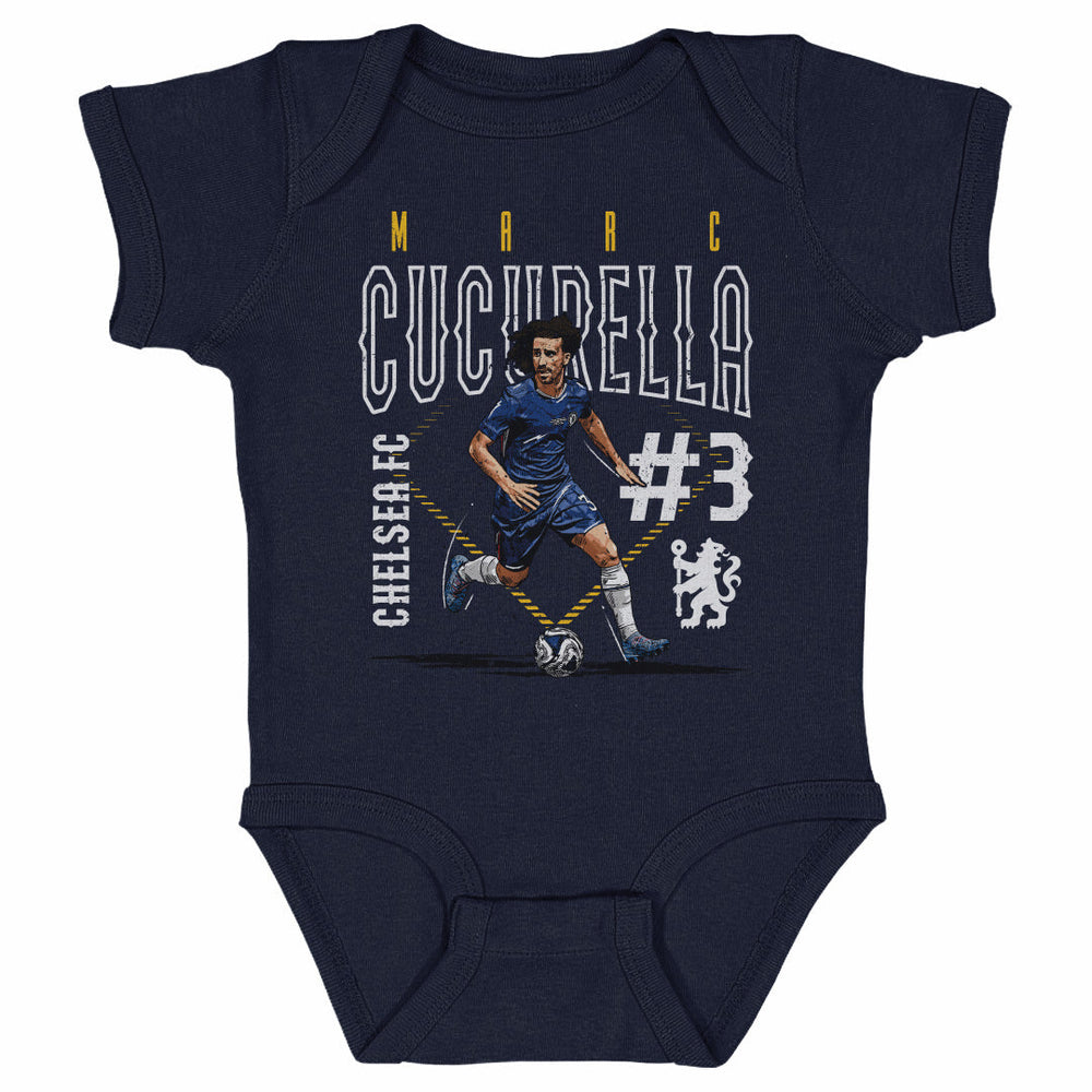 Marc Cucurella Chelsea FC Outline Number WHT (ONLINE ORDER ONLY)