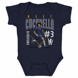 Marc Cucurella Chelsea FC Outline Number WHT (ONLINE ORDER ONLY)