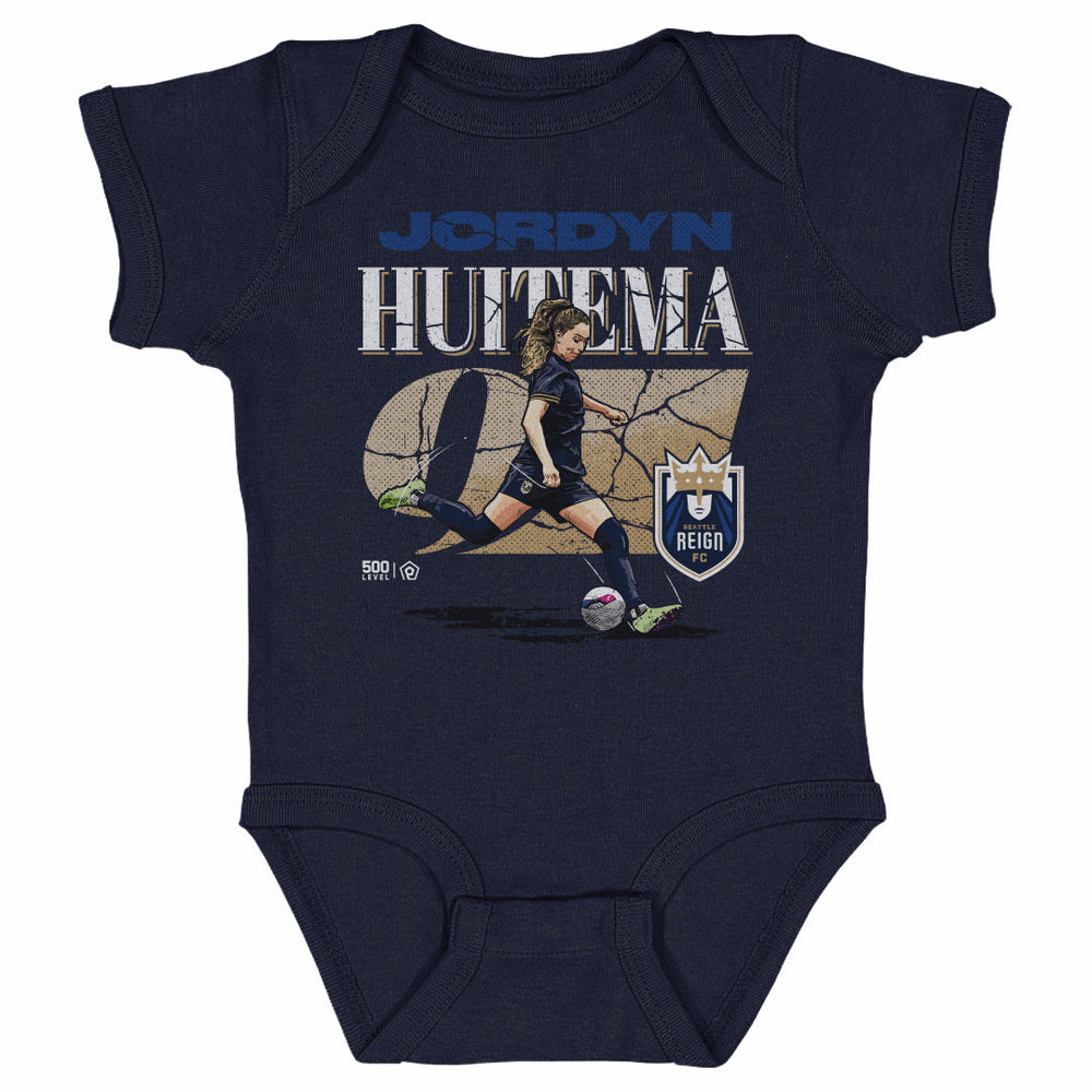 Jordyn Huitema Seattle Reign FC Cracked Number WHT (ONLINE ONLY)