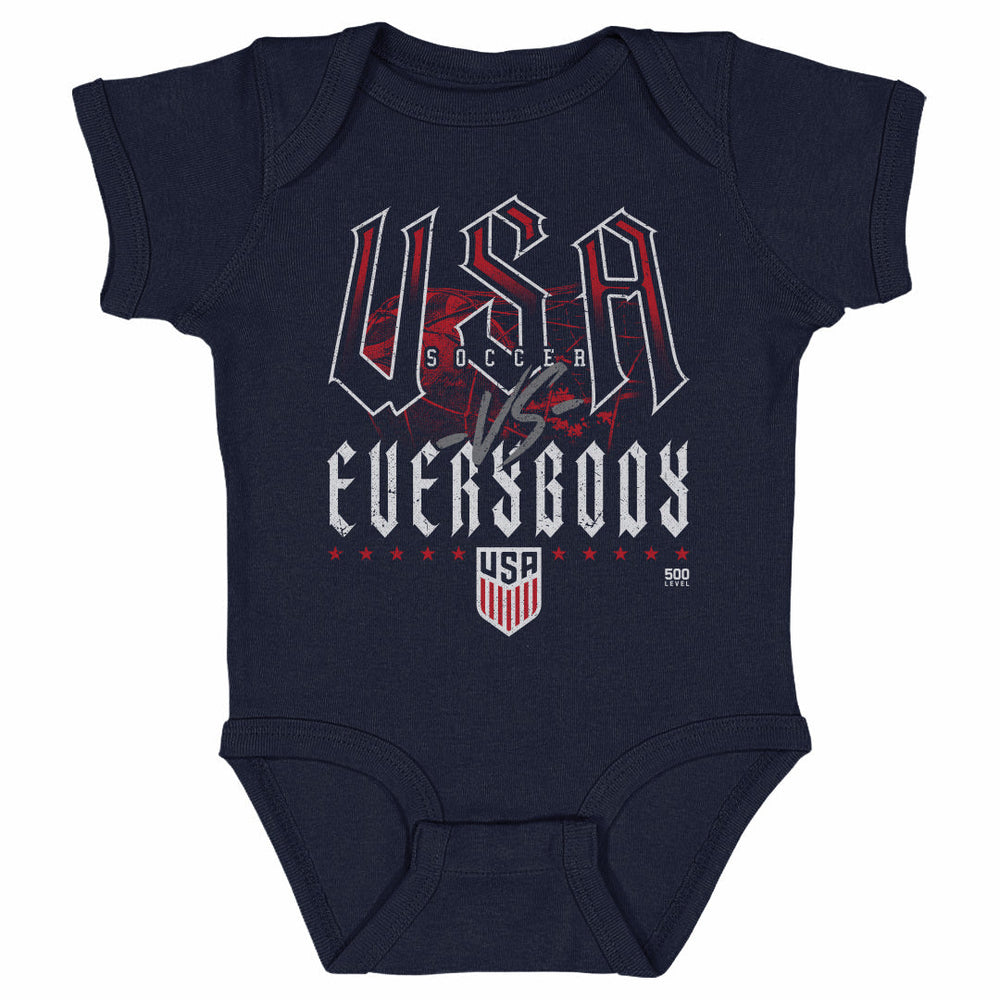 U.S. Soccer Vs. Everybody Grunge WHT
