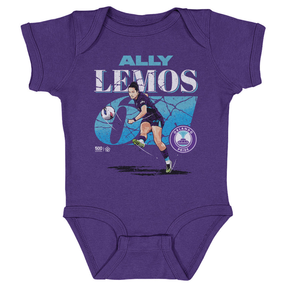 Ally Lemos Orlando Pride Cracked Number WHT (ONLINE ORDER ONLY)