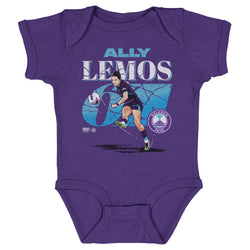 Ally Lemos Orlando Pride Cracked Number WHT (ONLINE ORDER ONLY)