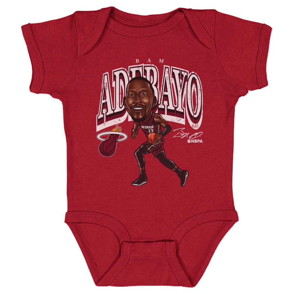 Bam Adebayo Miami Heat Cartoon WHT (ONLINE ORDER ONLY)