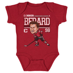 Connor Bedard Chicago Cartoon WHT (ONLINE ORDER ONLY)