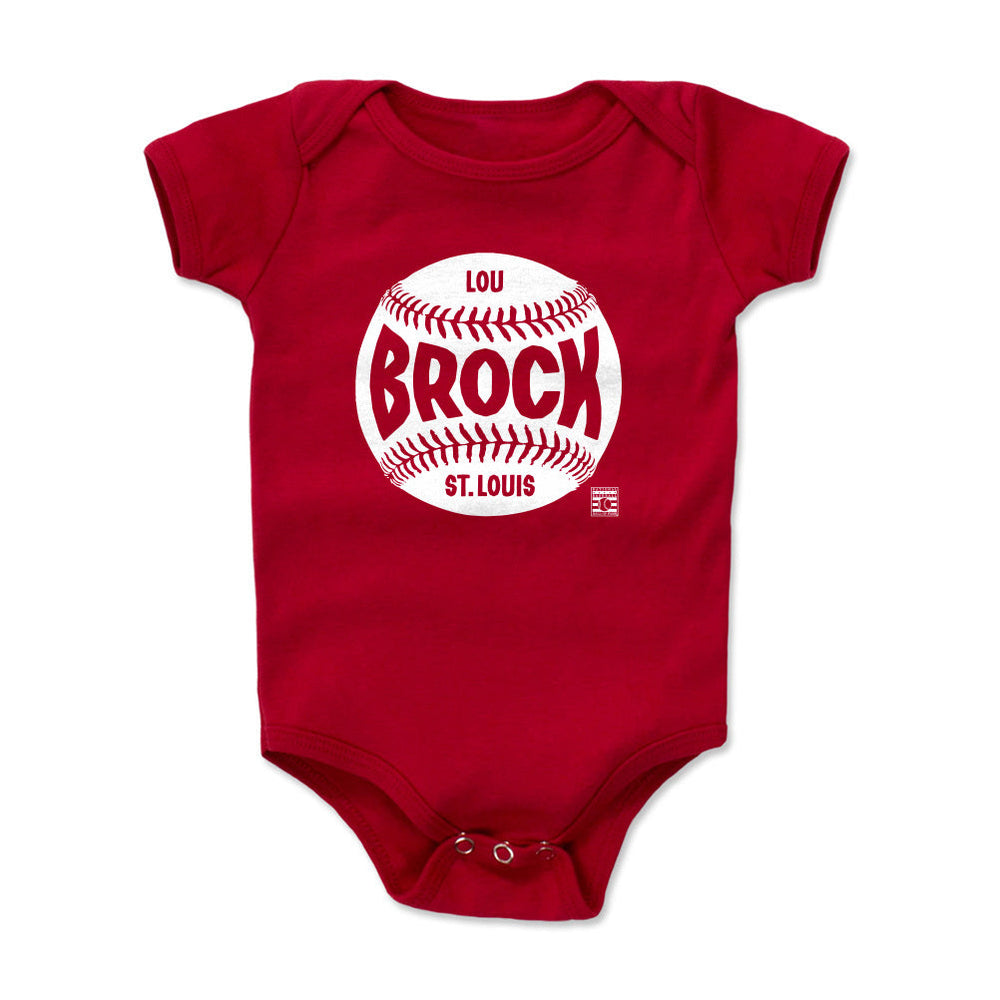 Lou Brock St. Louis Baseball WHT (ONLINE ORDER ONLY)