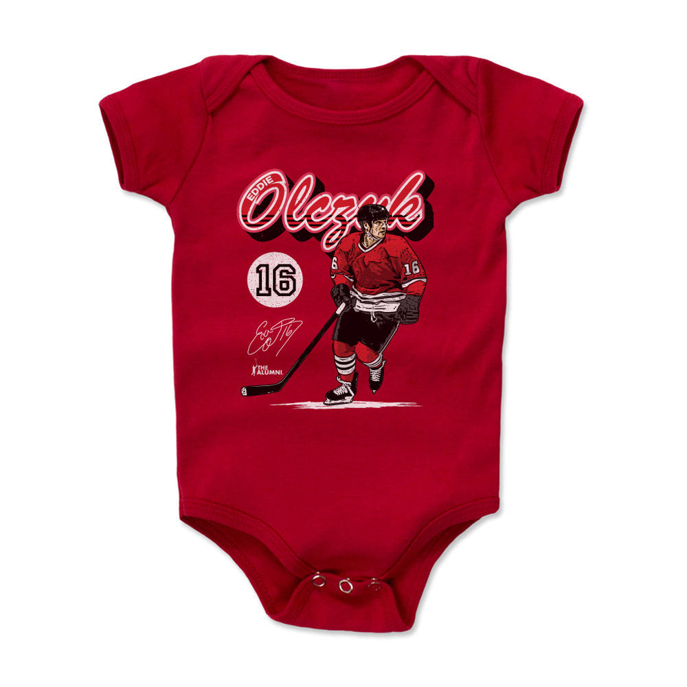 Eddie Olczyk Chicago Retro Script WHT (ONLINE ORDER ONLY)
