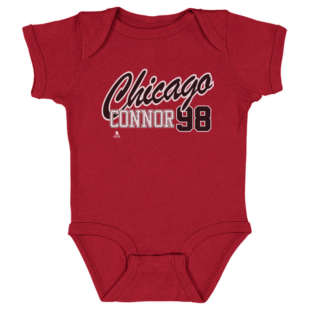Connor Bedard Chicago Script 98 WHT (ONLINE ORDER ONLY)