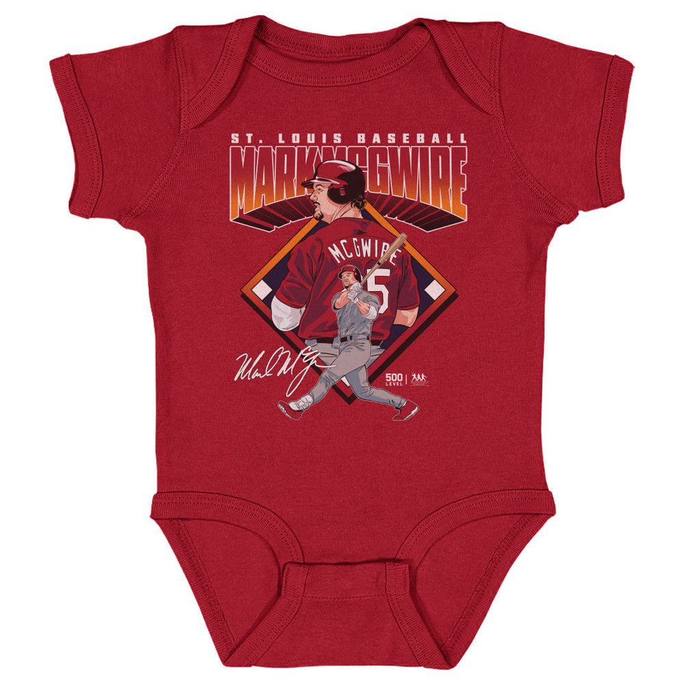 Mark McGwire St. Louis Baseball Diamond WHT (ONLINE ORDER ONLY)