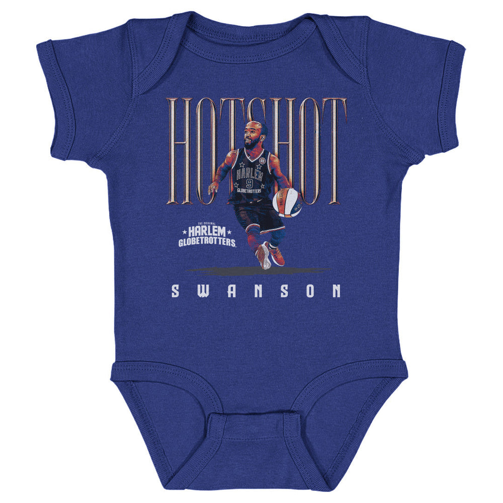 Hot Shot Swanson Harlem Globetrotters Nickname WHT (ONLINE ONLY)