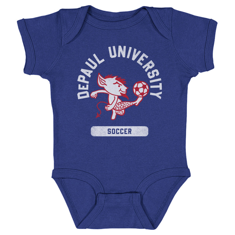 DePaul Blue Demons Mascot Soccer WHT