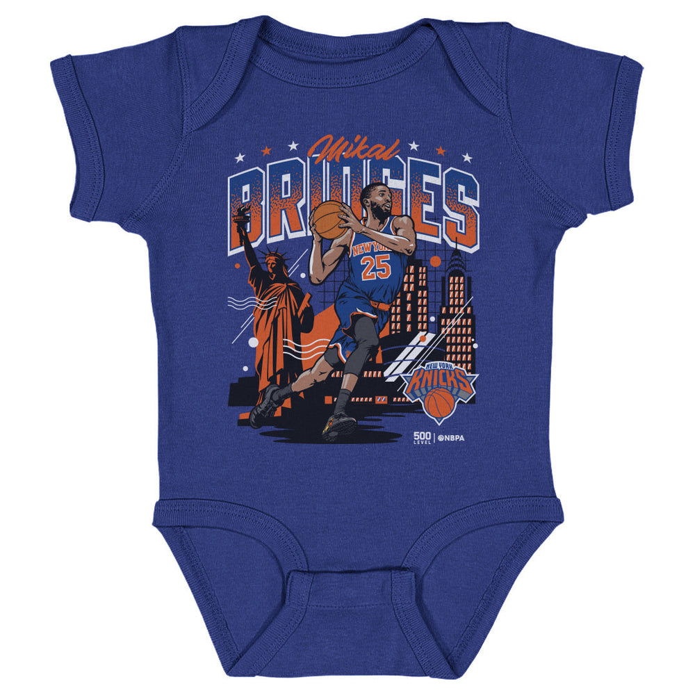 Mikal Bridges New York Knicks Skyline WHT (ONLINE ORDER ONLY)