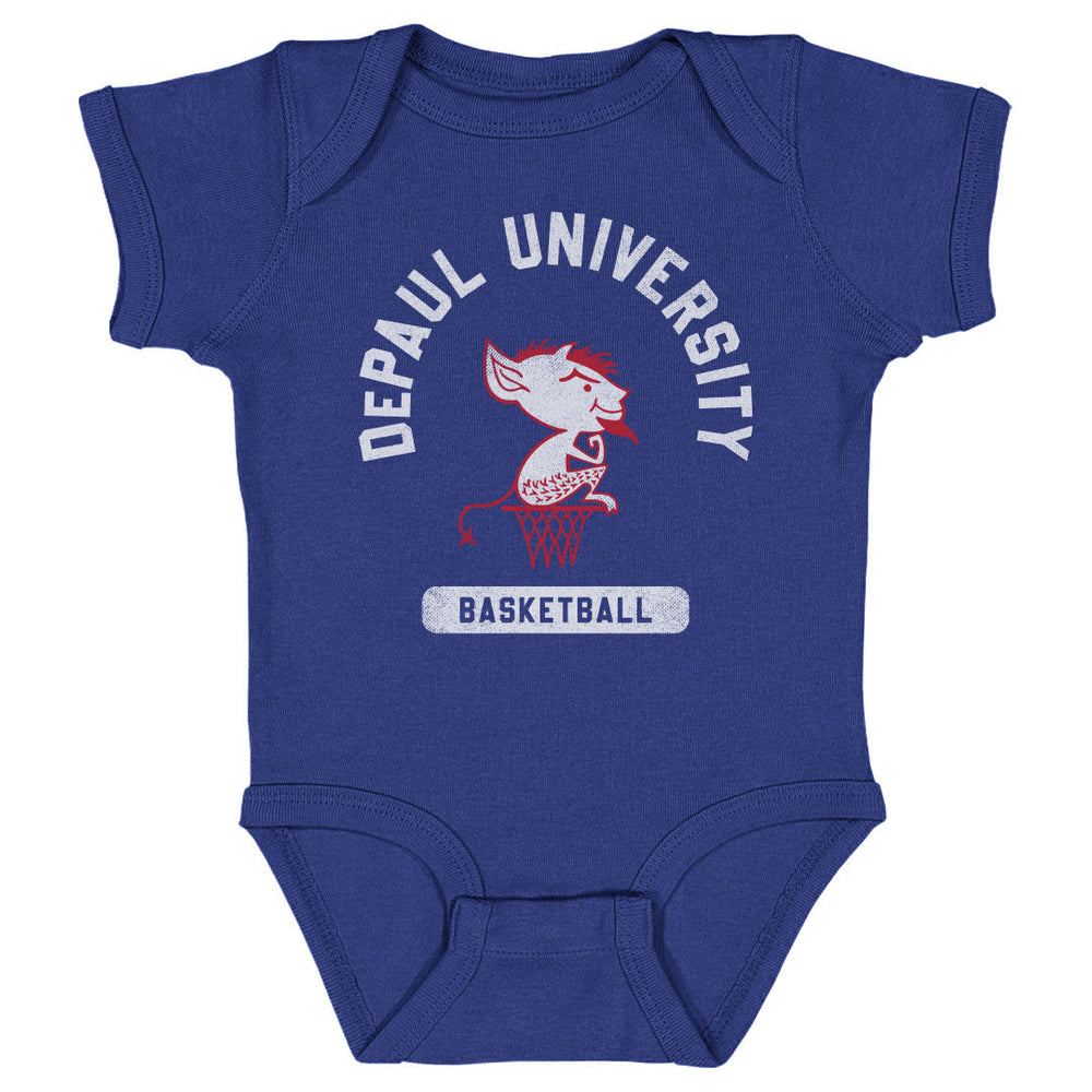 DePaul Blue Demons Mascot Basketball WHT (ONLINE ORDER ONLY)