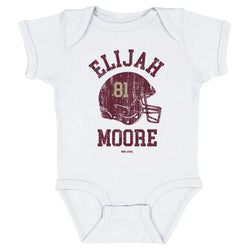 Elijah Moore College Helmet Font