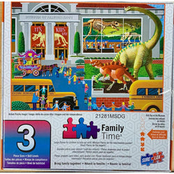 Kids Day at the Museum Family Time 300 Piece Jigsaw Puzzle Sure Lox (ONLINE ORDER ONLY)