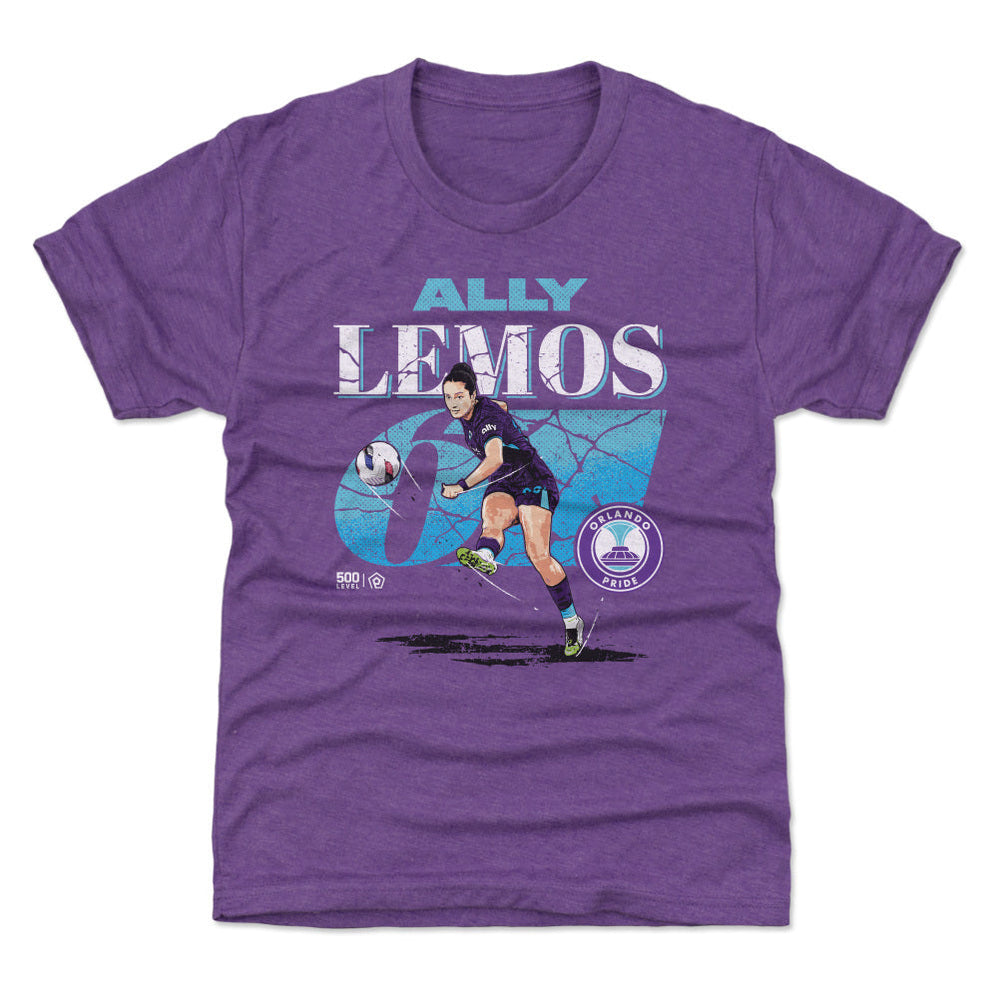 Ally Lemos Orlando Pride Cracked Number WHT (ONLINE ORDER ONLY)